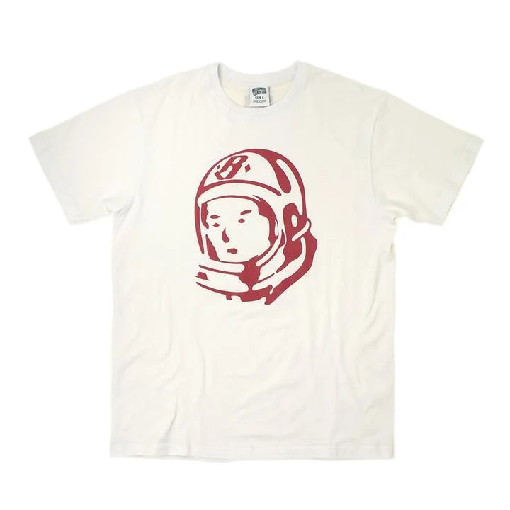 BILLIONAIRE BOYS CLUB - BB RIDER HELMET SS TEE (WHITE)