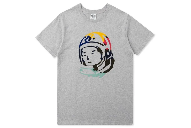 BILLIONAIRE BOYS CLUB - BB HELMET SS TEE (HEATHER GREY)