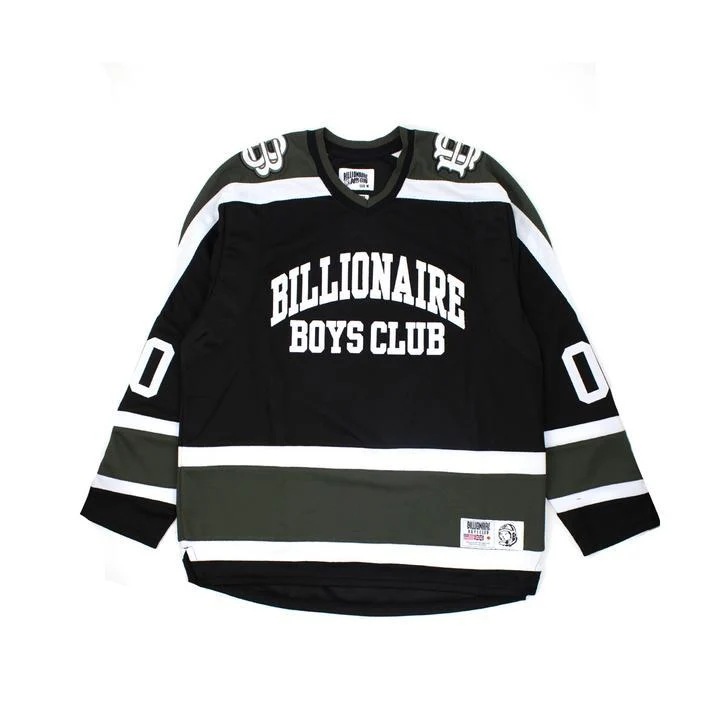BILLIONAIRE BOYS CLUB - BB DON'T GIVE A PUCK LS KNIT (BLACK)