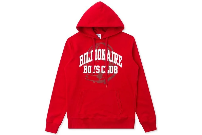 BILLIONAIRE BOYS CLUB - BB COLLEGIATE HOODIE (TANGO RED)