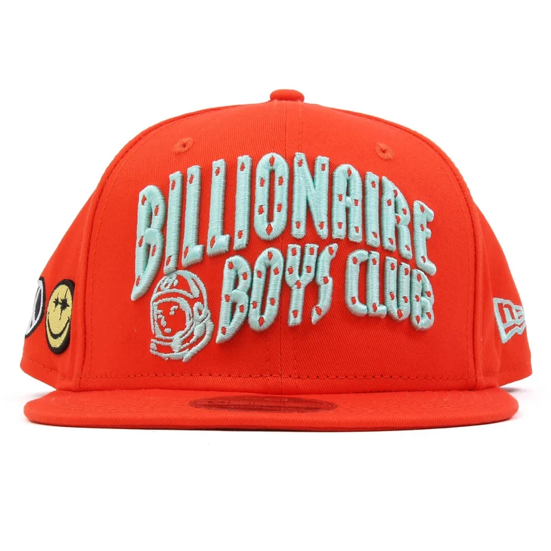 BILLIONAIRE BOYS CLUB - BB ARCH SNAP HAT (RED ORANGE)
