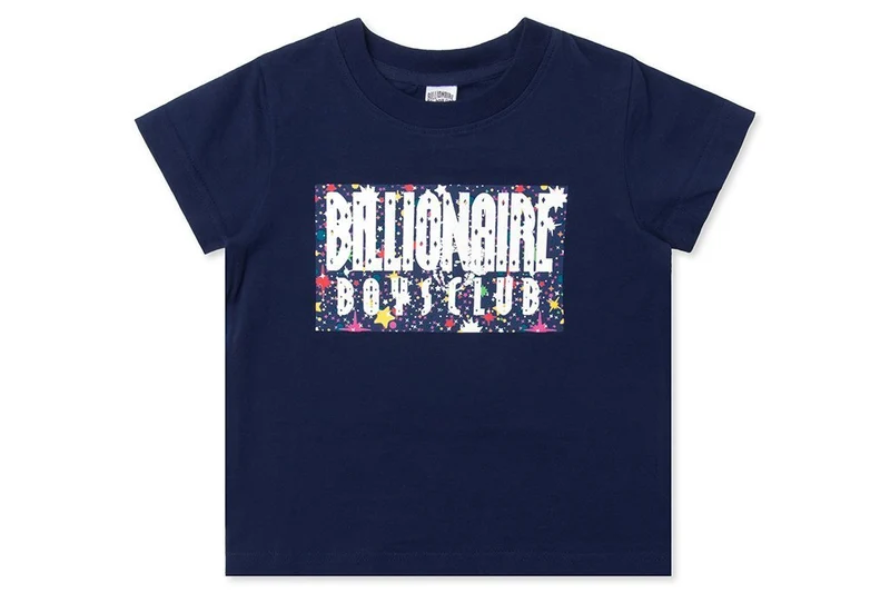 BILLIONAIRE BOYS CLUB (KIDS) - BB STARS BOX SS TEE (MEDIEVAL BLUE)