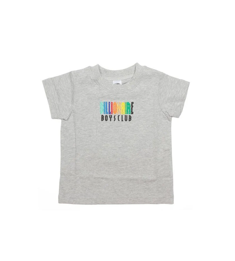 BILLIONAIRE BOYS CLUB (KIDS) - BB MULTICOLR SS KNIT (HEATHER GREY)