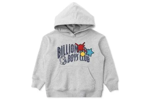 BILLIONAIRE BOYS CLUB (KIDS) - BB ASTRO HELMET HOODY (HEATHER GREY)