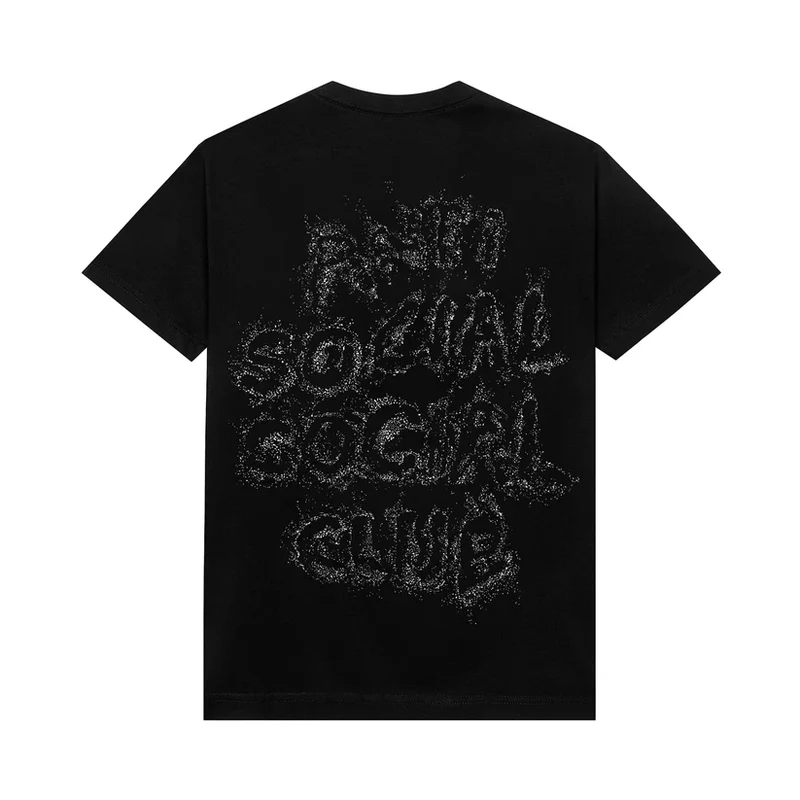 Playera Anti Social Social Club Sugar Black Sadboyz