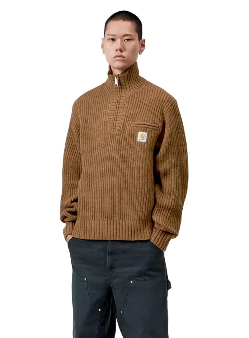 Jersey Detroit Half Zip Sweater
