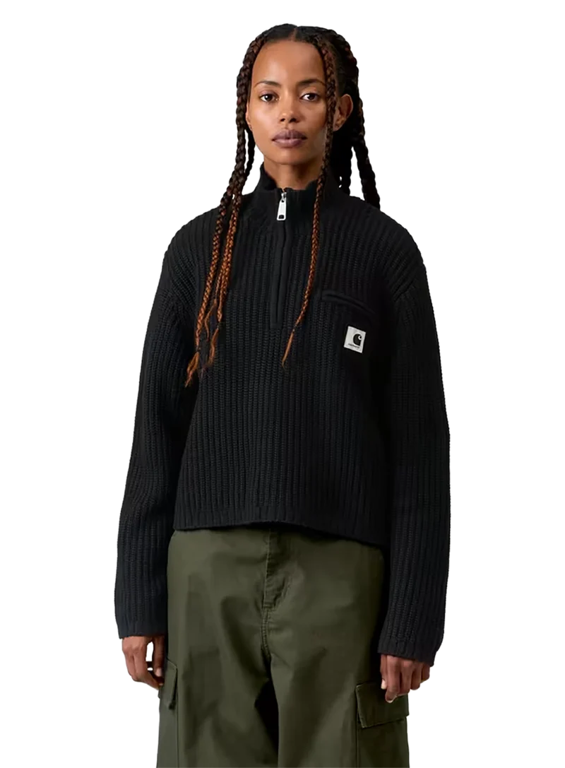 Jersey W' Detroit Half Zip Sweater