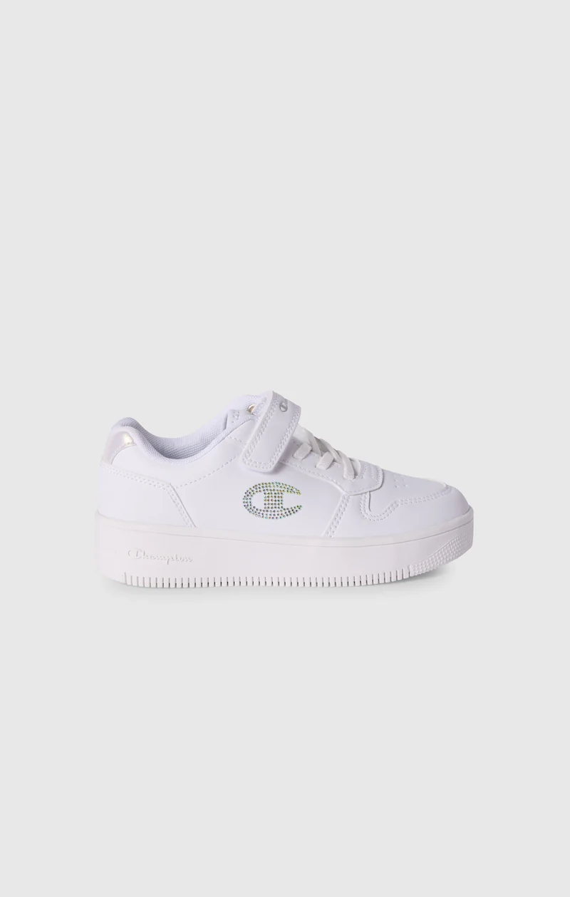 Girls' RD18 Platform Glitter G PS Low Cut Trainers