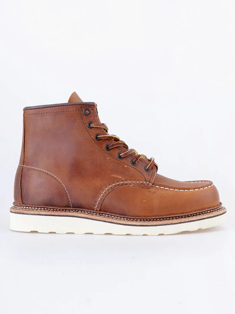1907 6-Inch Moc Toe Stivaletti in Copper Rough and Tough Leather