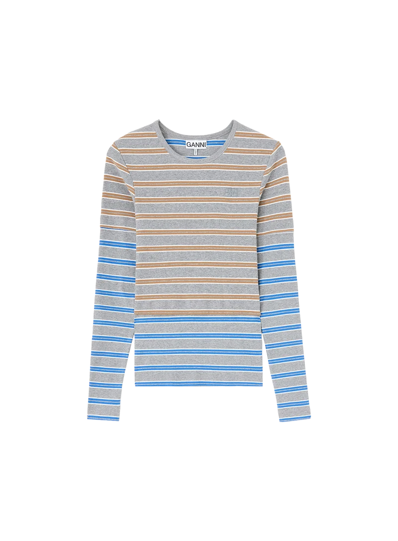 Camiseta Soft Cotton Rib Long Sleeve Double Layer
