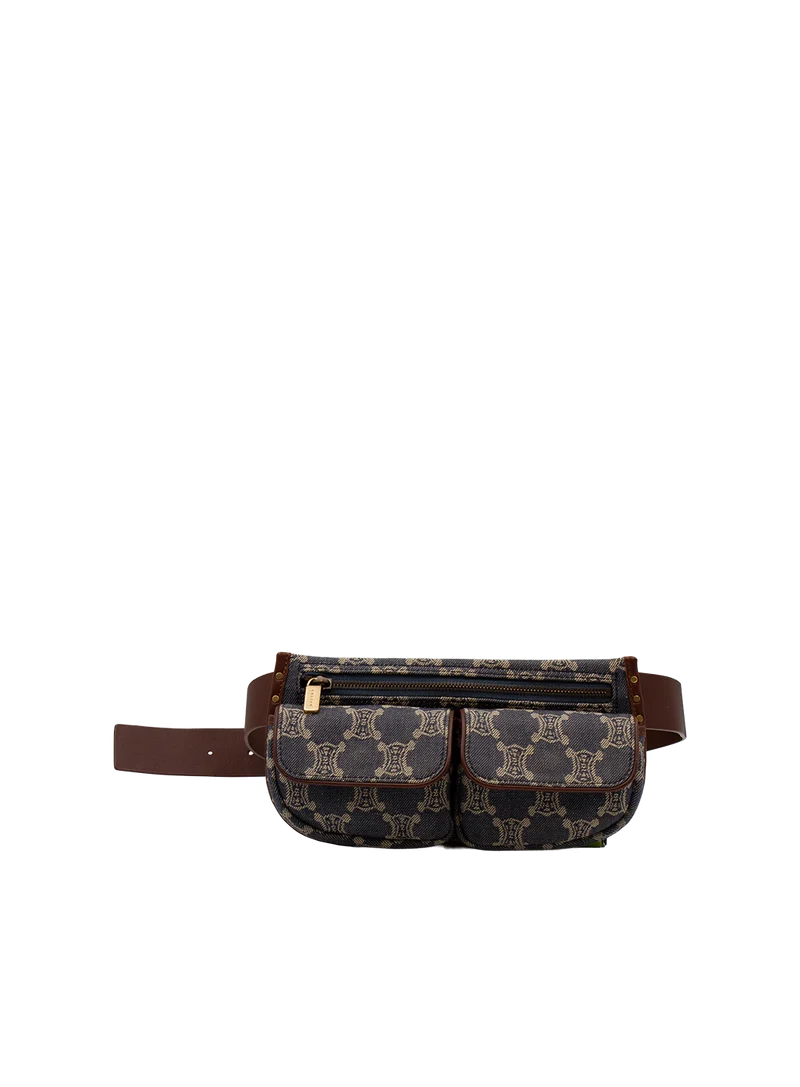 Bolso Celine Macadam Denim Beltbag