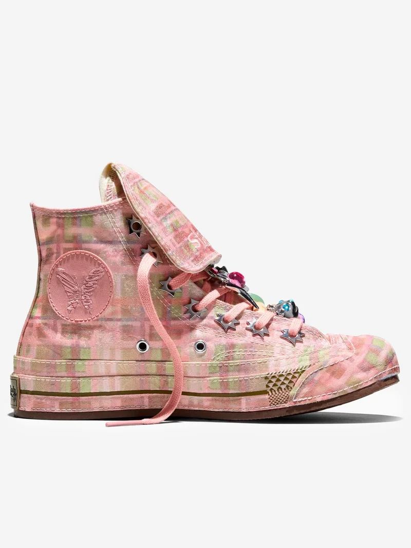 Chuck 70 Hi x Collina Strada 'Mellow Rose Fir Green'