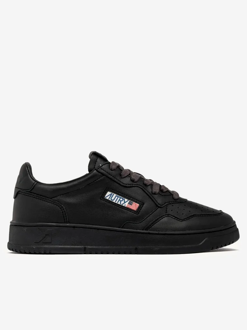 M Medalist Low in pelle nera