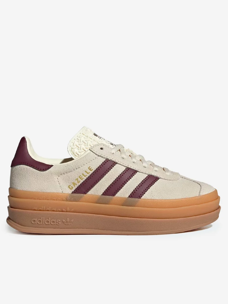W Gazelle Bold 'Cream White Maroon'
