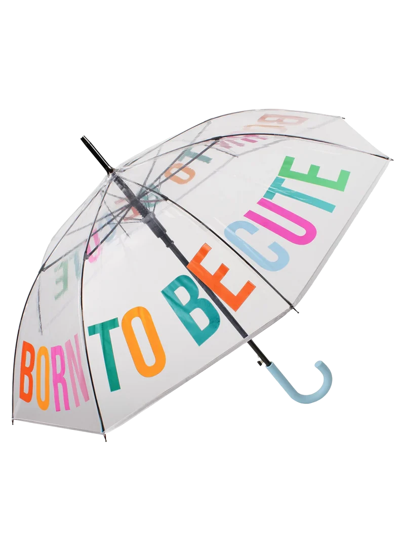 Paraguas Transparente "born To Be Cute"