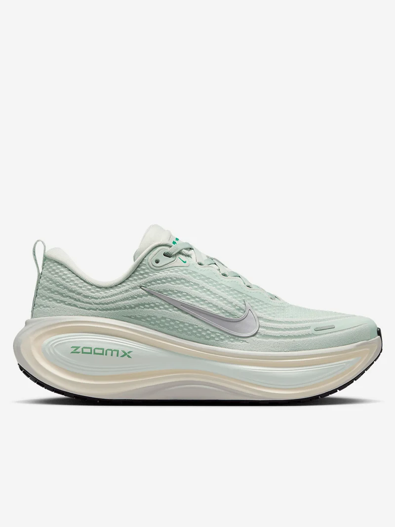W Vomero Plus in mesh verde e argento running