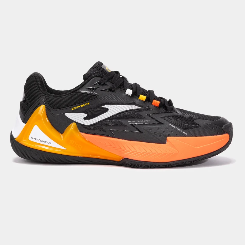 ZAPATILLAS JOMA OPEN MEN NEGRO-NARANJA