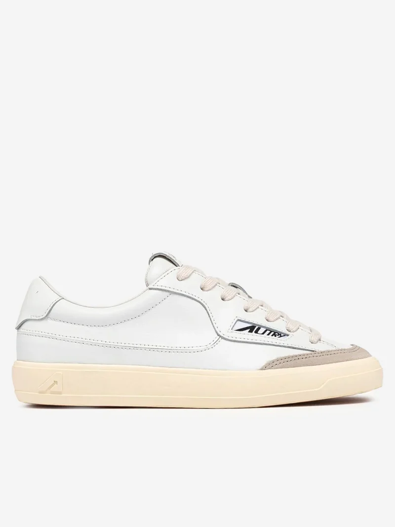 Windscape Low in pelle bianca