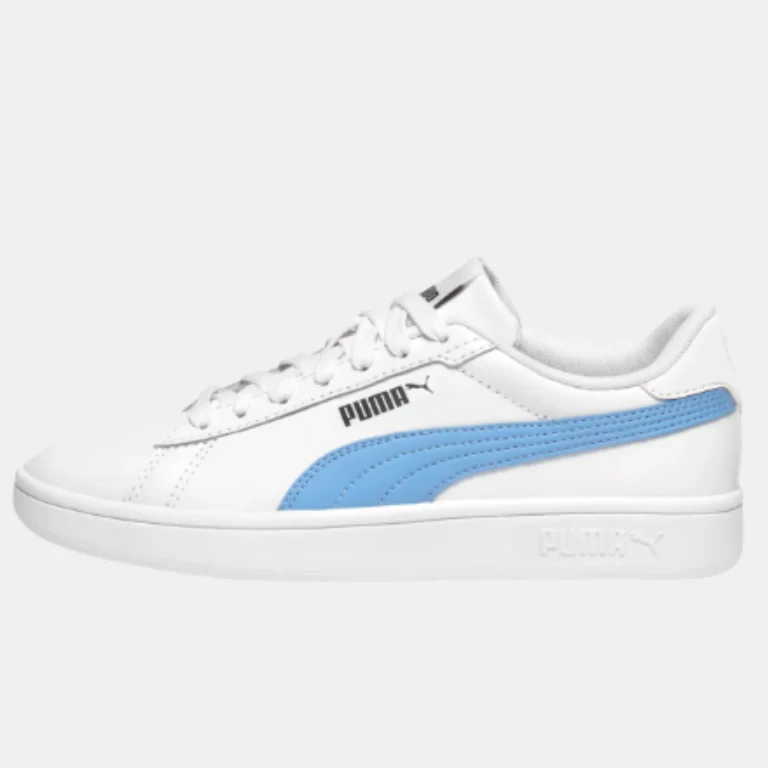 ZAPATILLASS PUMA SMASH 3.0 L JR WHITE-BLUE