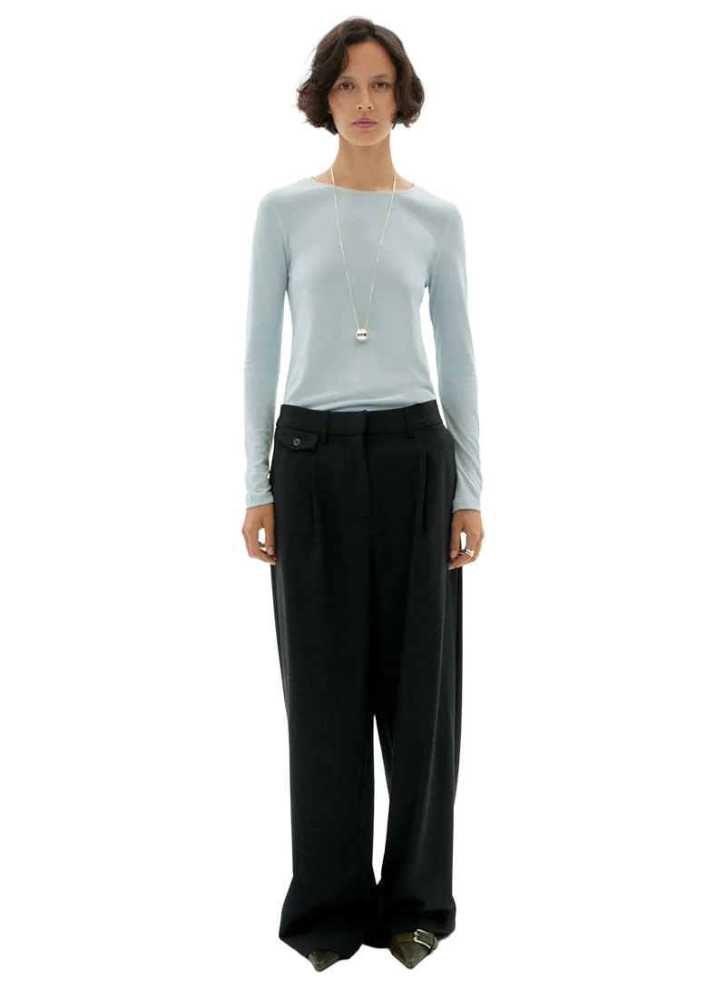 Pantalón Wide Leg Lana Fría Pat