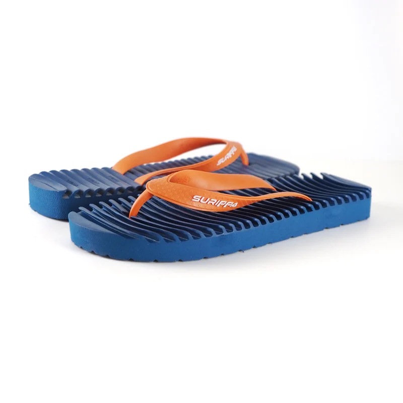 SURIPPA COMFORT 1.0 | CHANCLAS CÓMODAS DE RECUPERACIÓN (AZUL-NARANJA)