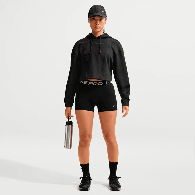 Mallas Cortas Nike Pro De 8 Cm Y Talle Medio - Mujer
