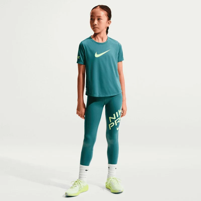 Camiseta Nike Pro De Entrenamiento De Manga Corta DrI-Fit - Niña