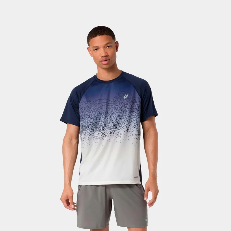 Camiseta Asics Road Fade Ss Top Hombre