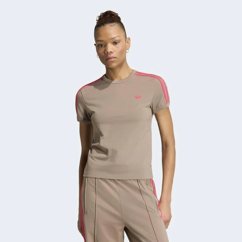 adidas Camiseta Entallada 3 Stripes