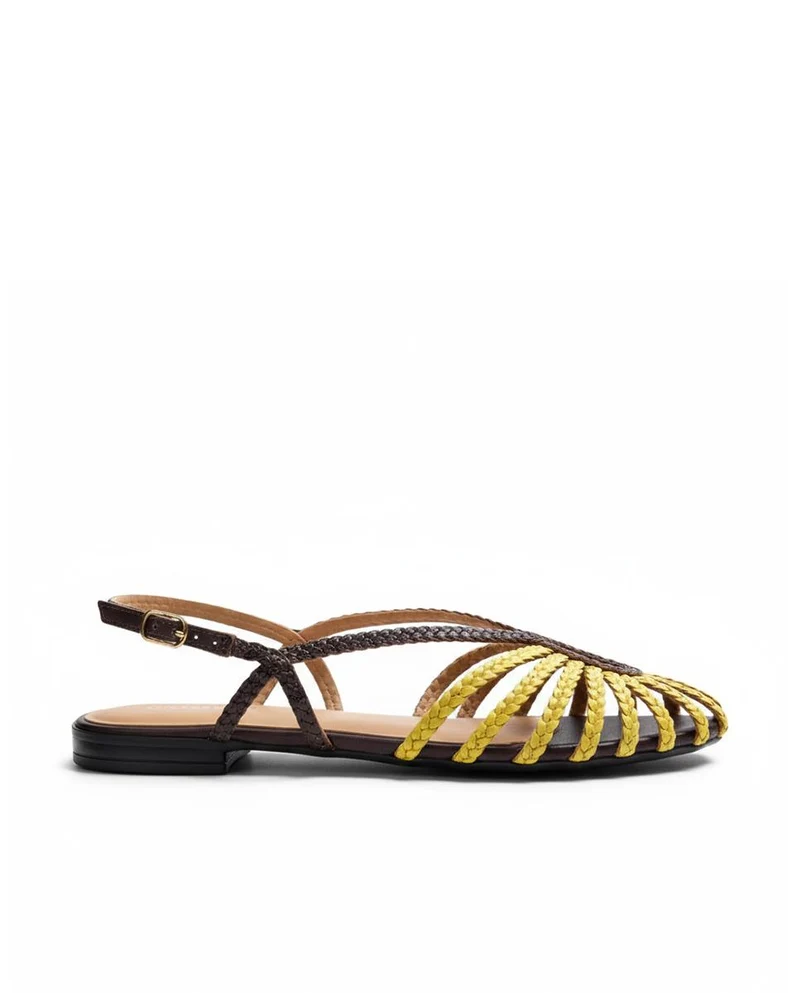 Sandalias de Piel GIOSEPPO 79268 Amarillo Mujer