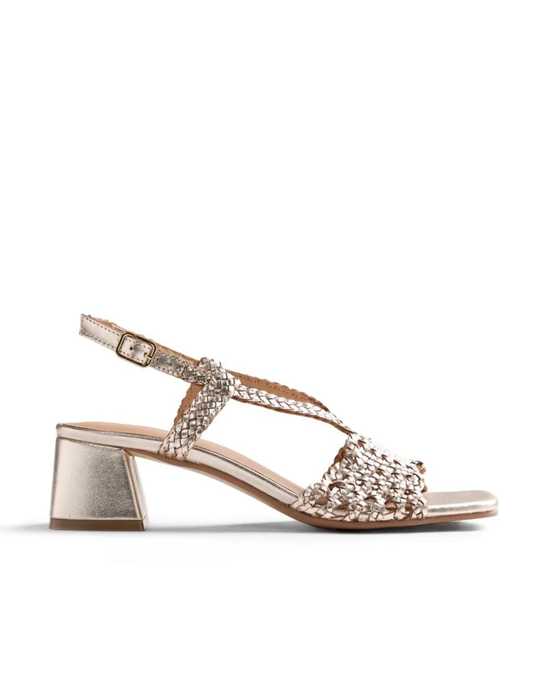 Sandalias de Piel GIOSEPPO 79234 Oro platino Mujer