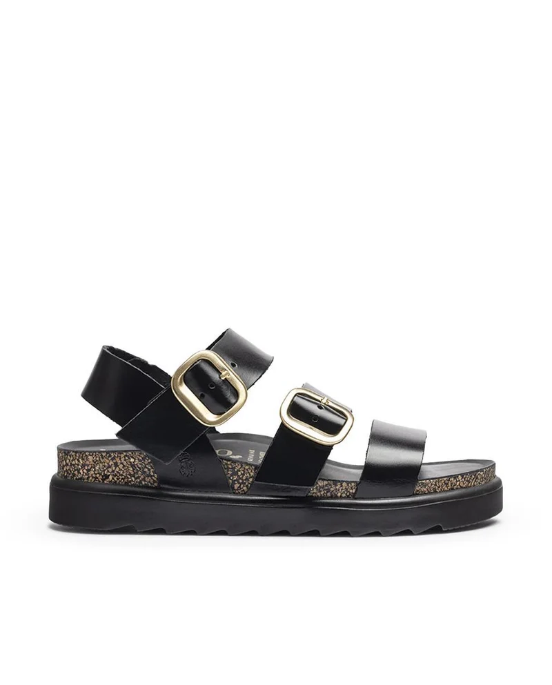 Sandalias de piel YOKONO TUNEZ-127 Negro Mujer