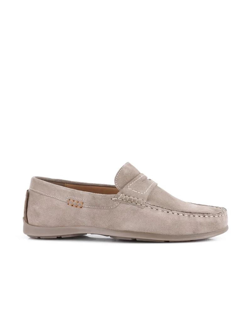 Mocasines de piel NORSAY Faro Beige Hombre