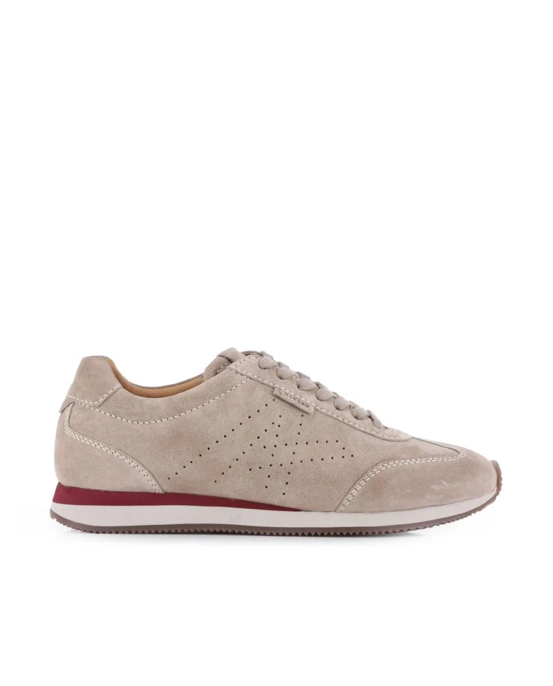 Zapatillas de piel NORSAY Tavira Beige Hombre
