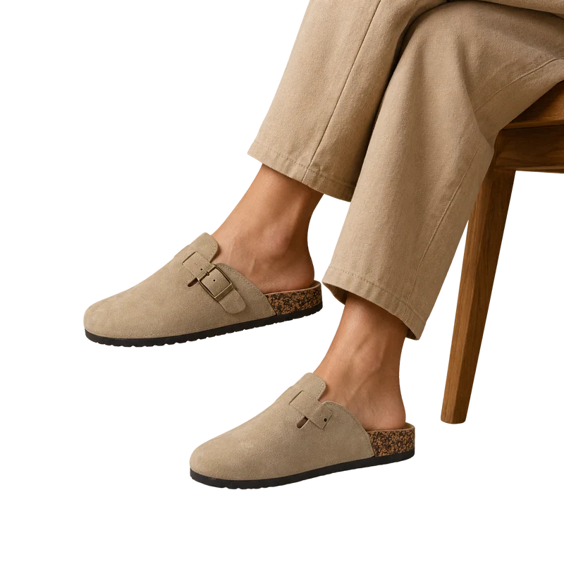 HOMBRE SANDALIA ZUECO HOMBRE DAKAR TAUPE