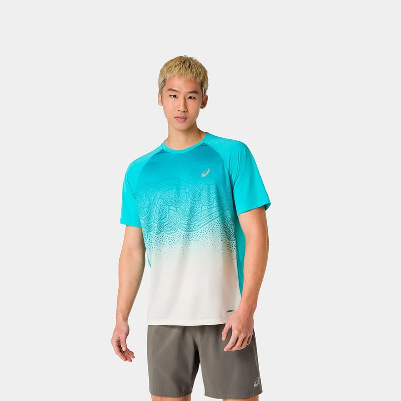 Camiseta Asics Road Fade Ss Top Hombre