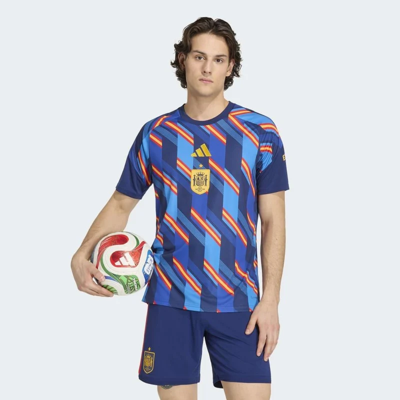Camiseta Calentamiento Primera Equipación España 26