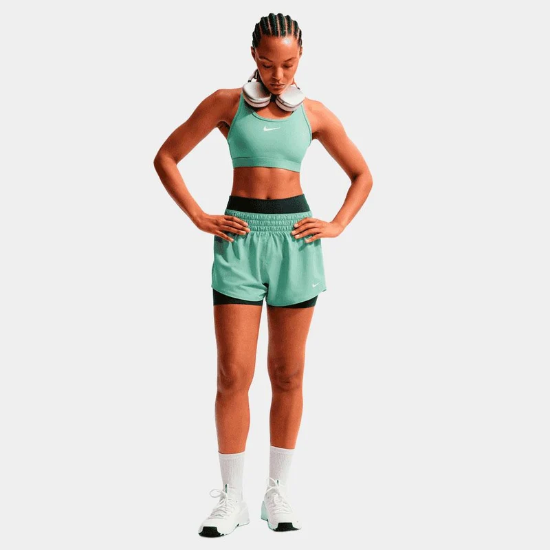 Pantalón Corto Nike One Con Malla Interior De Talle Medio Y 8 cm DrI-Fit - Mujer