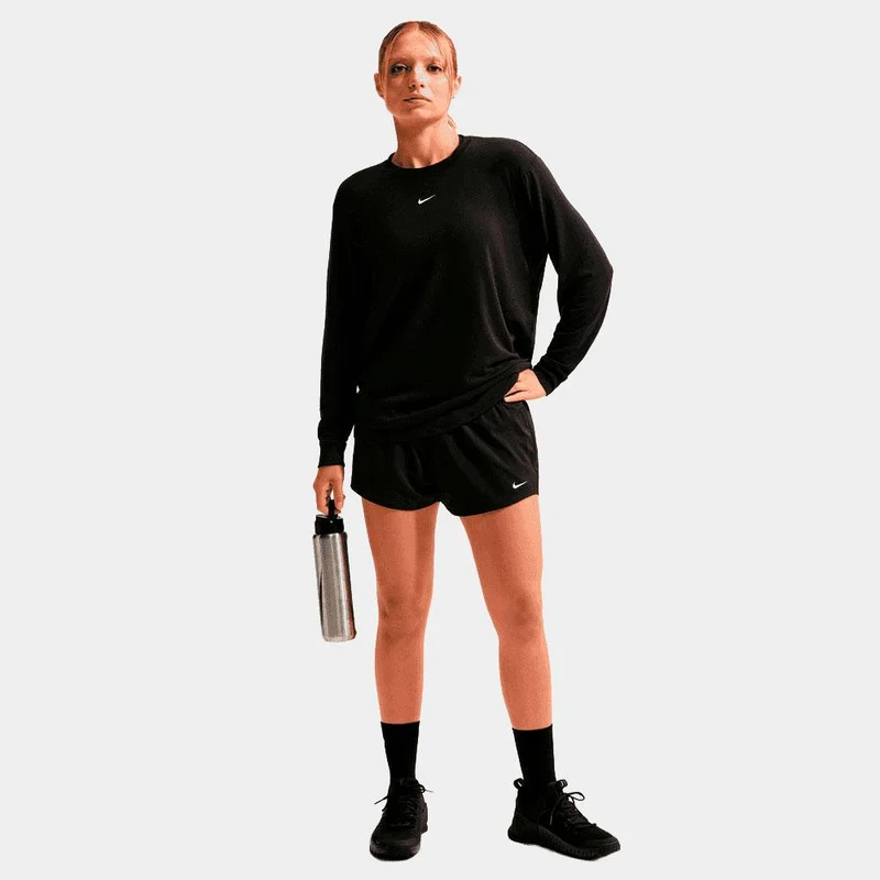 Pantalón Corto Nike One Con Malla Interior De Talle Medio Y 8 cm DrI-Fit - Mujer