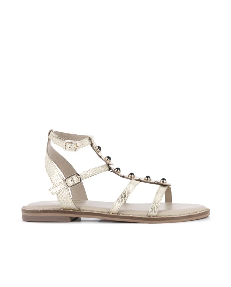 Sandalias de piel Blogger Emil Dorado Mujer