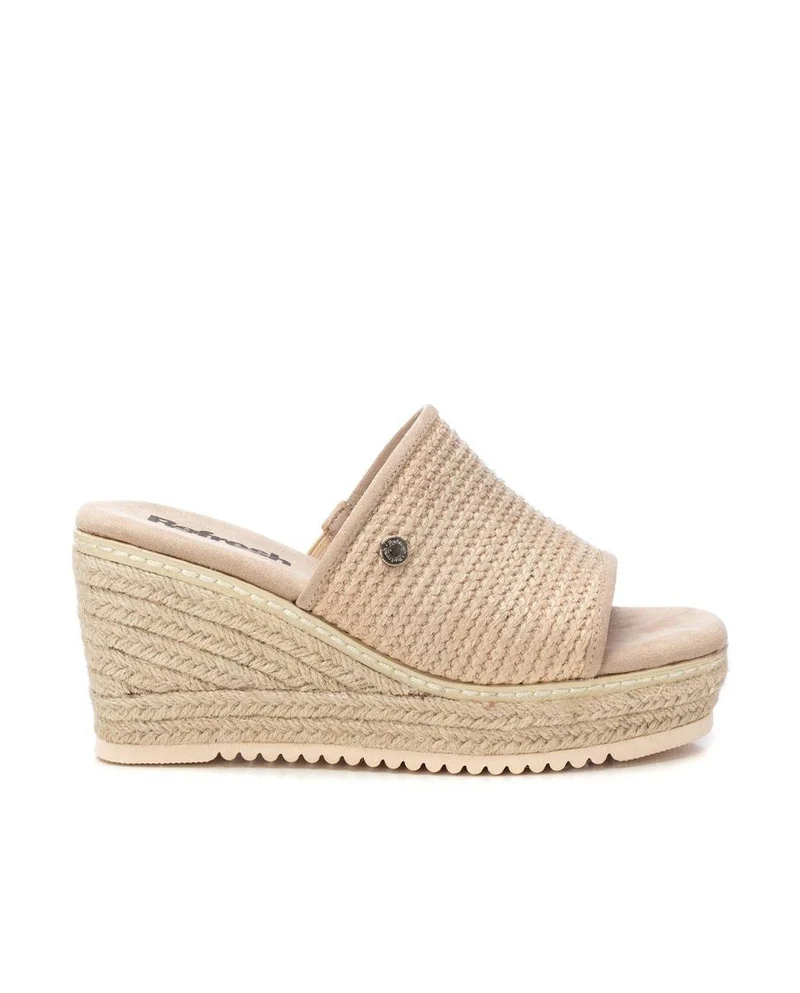 Sandalias REFRESH Cuña Esparto 172649 Beige Mujer