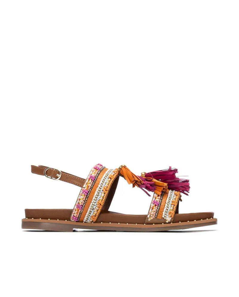 Sandalias de piel CARMELA 163198 Camel Mujer