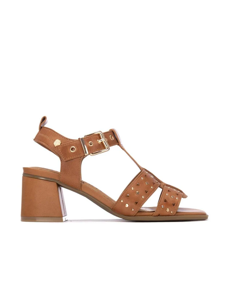 Sandalias de piel CARMELA 163251 Camel Mujer