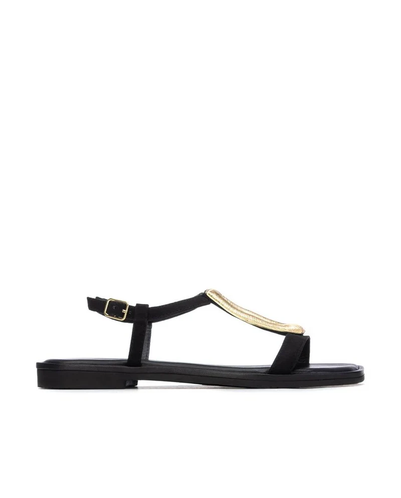 Sandalias de piel CARMELA 163290 Negro Mujer
