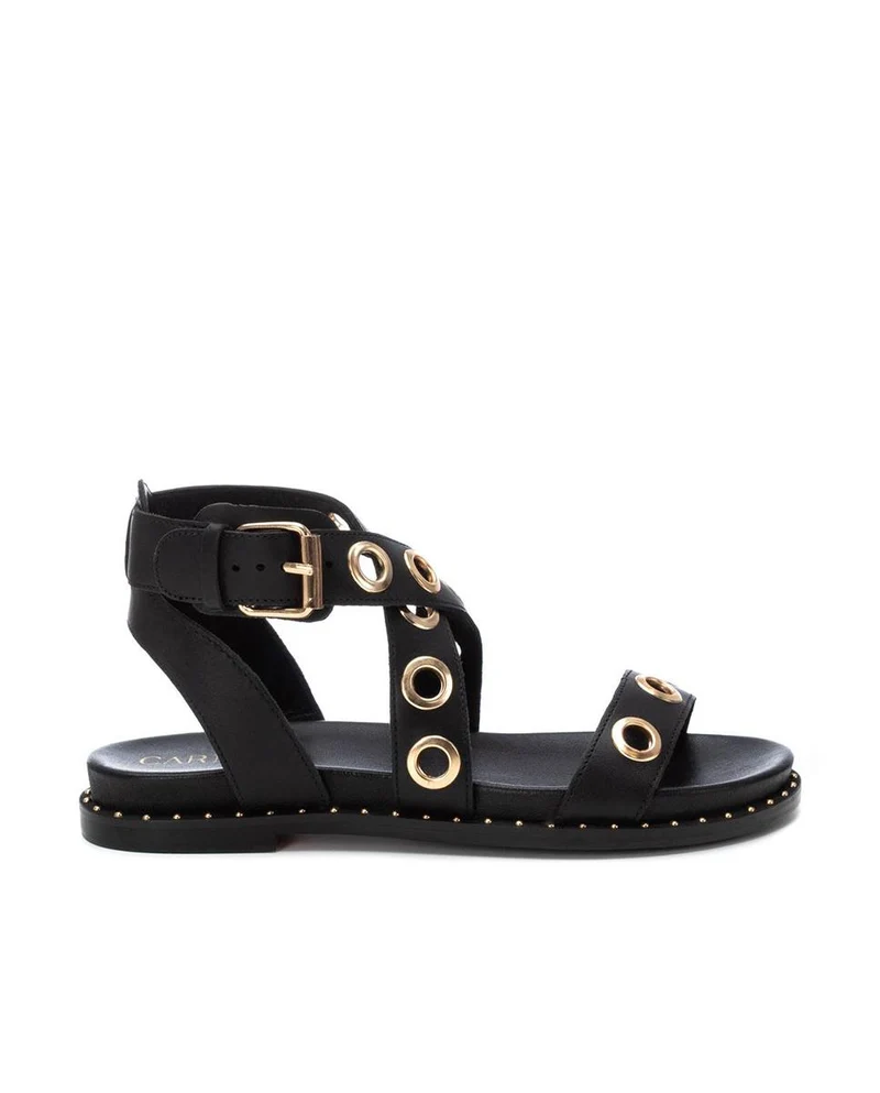 Sandalias de piel CARMELA 162389 Negro Mujer