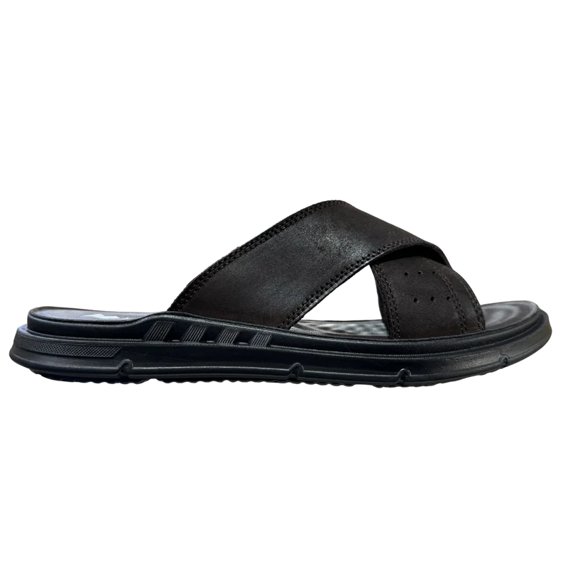 HOMBRE SANDALIA PIEL MARRON
