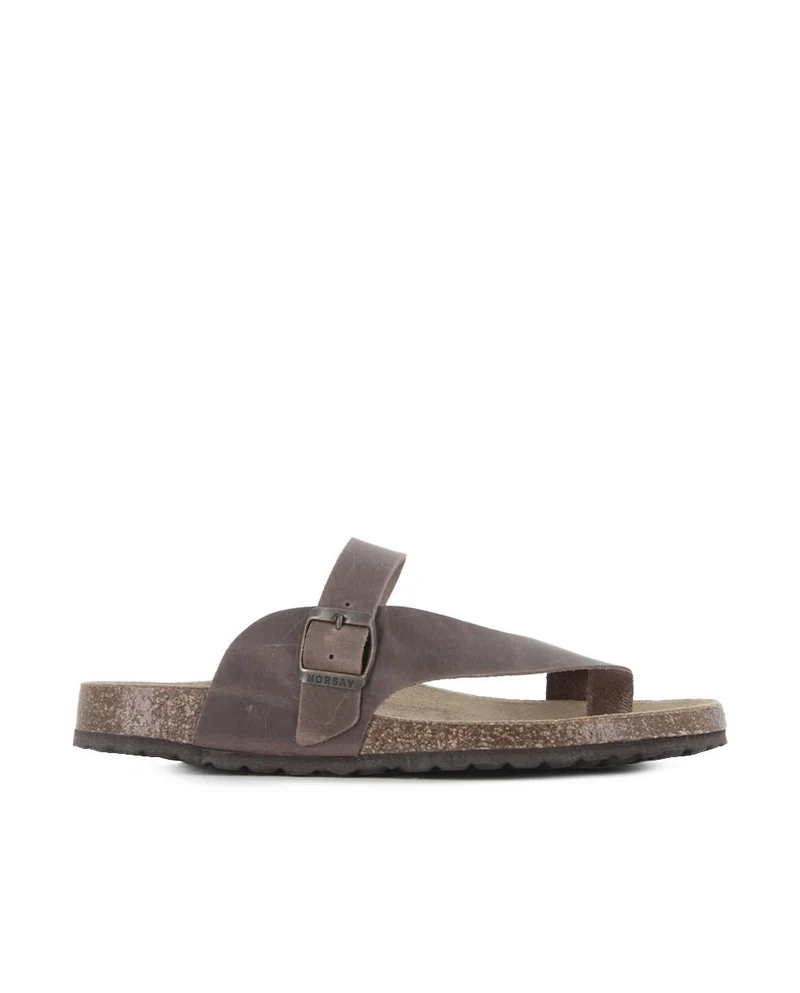 Sandalias de Piel para Hombre NORSAY Manila Color Marrón