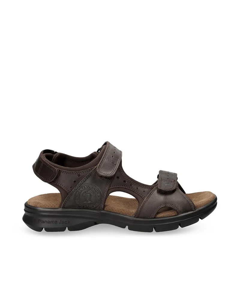 Sandalias de Piel Panama Jack Salton Marrón Hombre