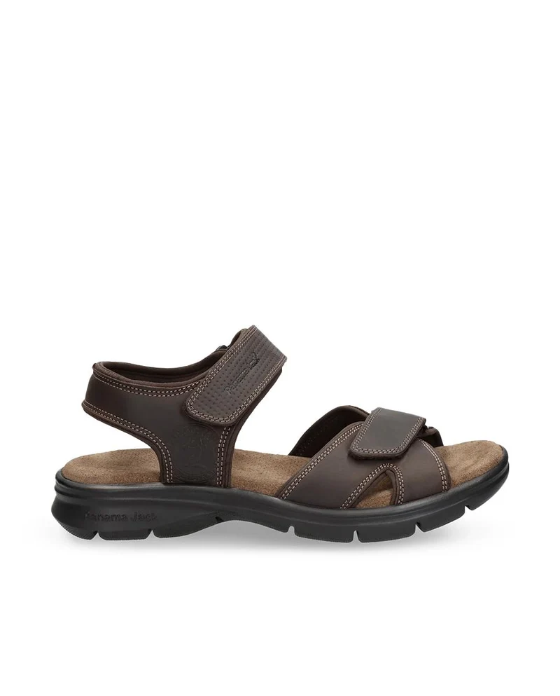 Sandalias de Piel Panama Jack Sanders Marrón Hombre