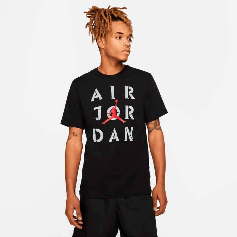 Camiseta Jordan Aj5 De Manga Corta Con Estampado - Hombre